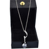 AAA Quality Certified Black Diamond Solitaire Pendant in Signity Stones Elegant Style