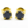 AAA Certified 3 Ct Amazing Black Diamond Solitaire Studs in 925 Silver, Prong Style. Ideal Gift for Anniversary,Birthday