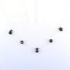 AAA Certified Black Diamond Chain Necklace in 925 Silver, Amazing Collection & Great Shine