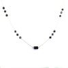 AAA Certified Black Diamond Chain Necklace in 925 Silver, Amazing Collection