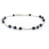 AAA Certified Very Elegant Black Diamond Chain Bracelet, New Design & Great Shine