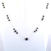 Rough Black Diamond Chain Necklace, Amazing 6 mm AAA Certified-Great Shine